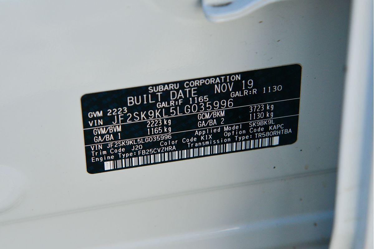 2019 Subaru Forester 2.5i S5