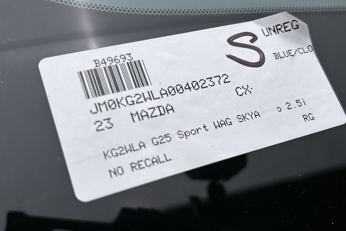 2023 Mazda CX-8 G25 Sport KG Series