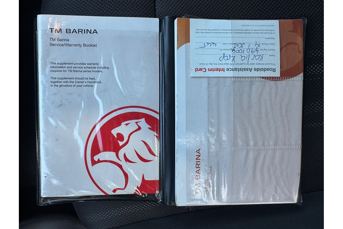 2012 Holden Barina CD TM