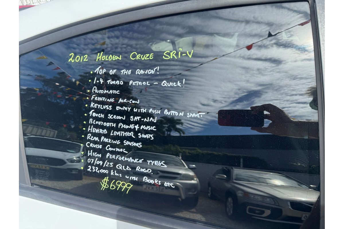 2012 Holden Cruze SRi-V JH Series II