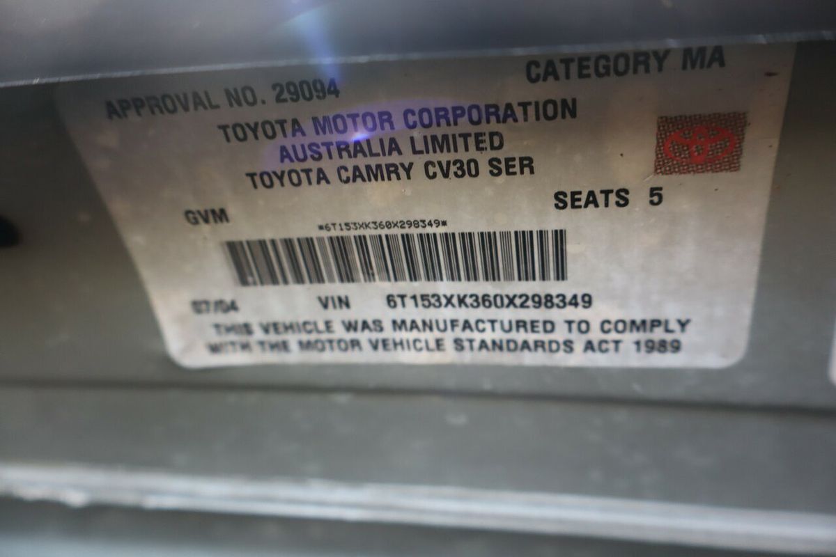 2004 Toyota Camry Altise ACV36R