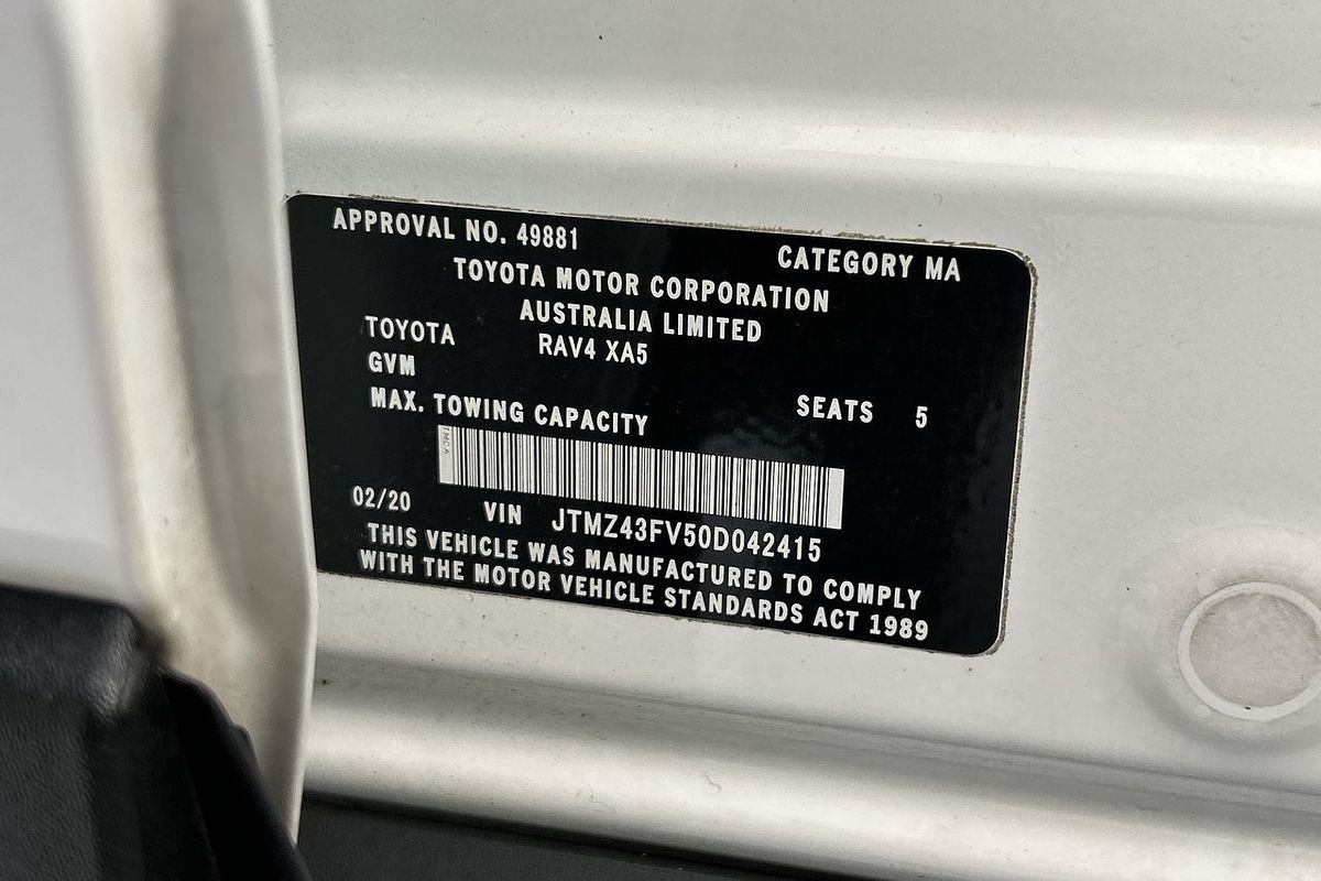2020 Toyota RAV4 GX MXAA52R