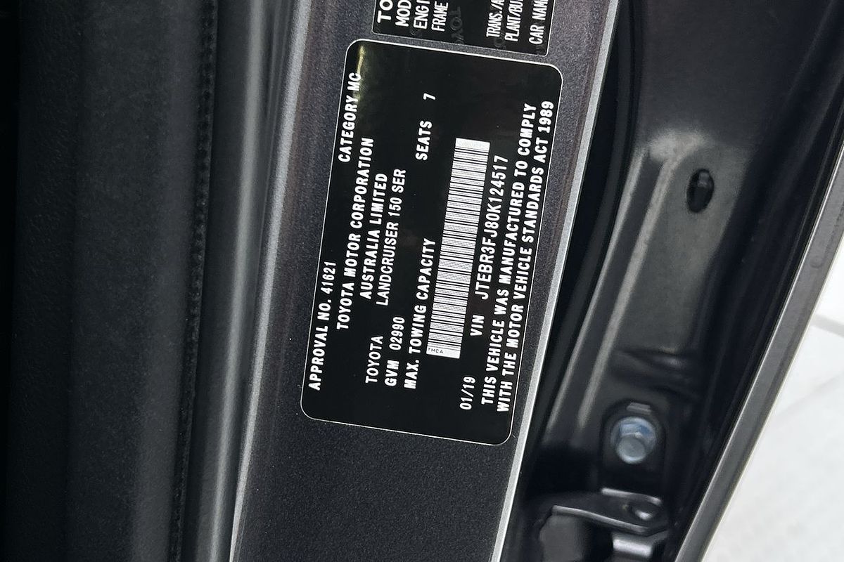 2018 Toyota Landcruiser Prado VX GDJ150R