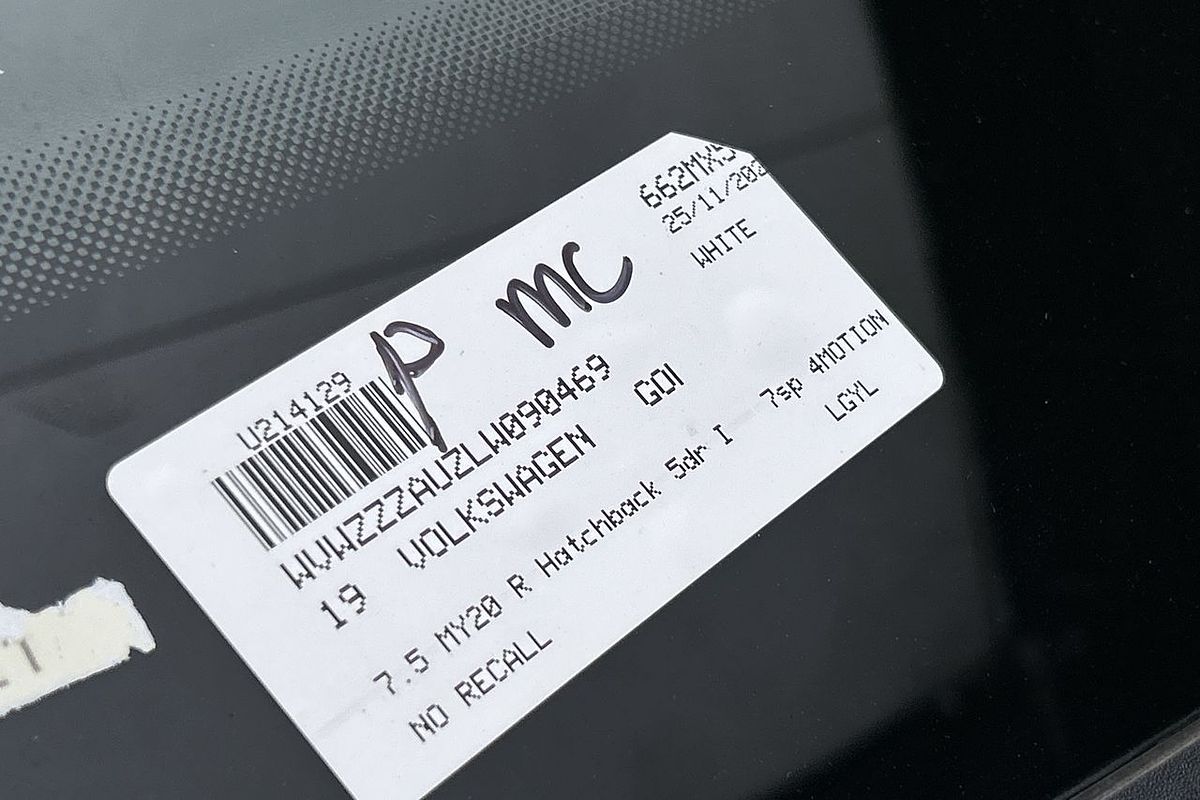 2019 Volkswagen Golf R 7.5