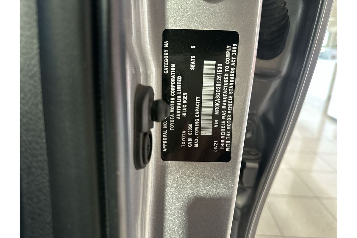 2021 Toyota Hilux SR GUN126R 4X4