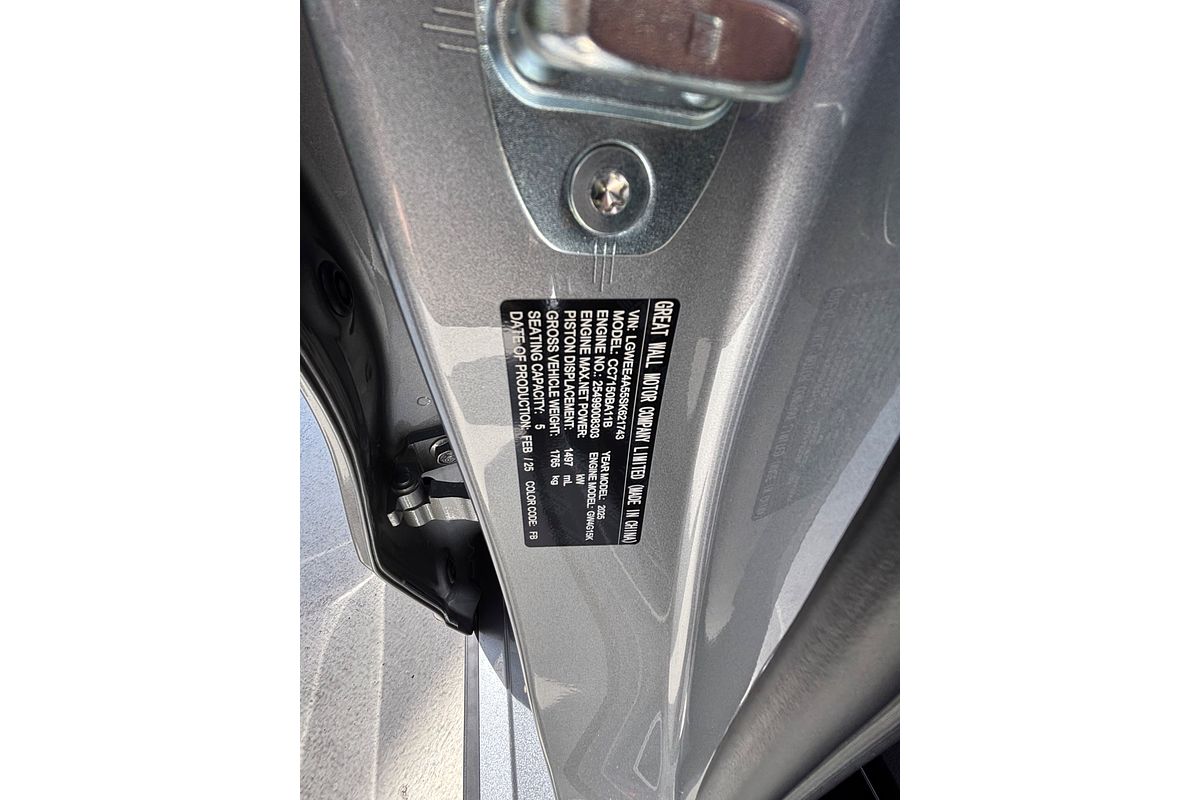 2025 GWM Haval Jolion Premium A01