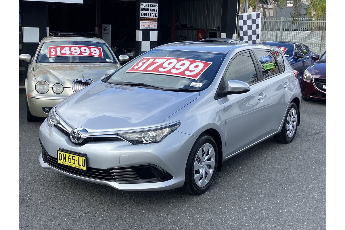 2017 Toyota Corolla Ascent ZRE182R MY17