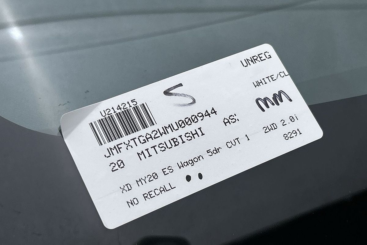 2020 Mitsubishi ASX ES XD