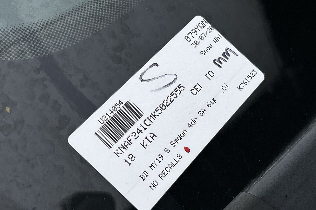 2018 Kia Cerato S BD