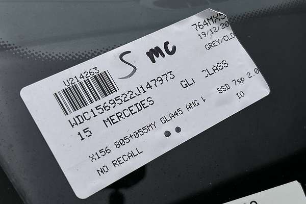 2015 Mercedes-Benz GLA-Class GLA45 AMG X156