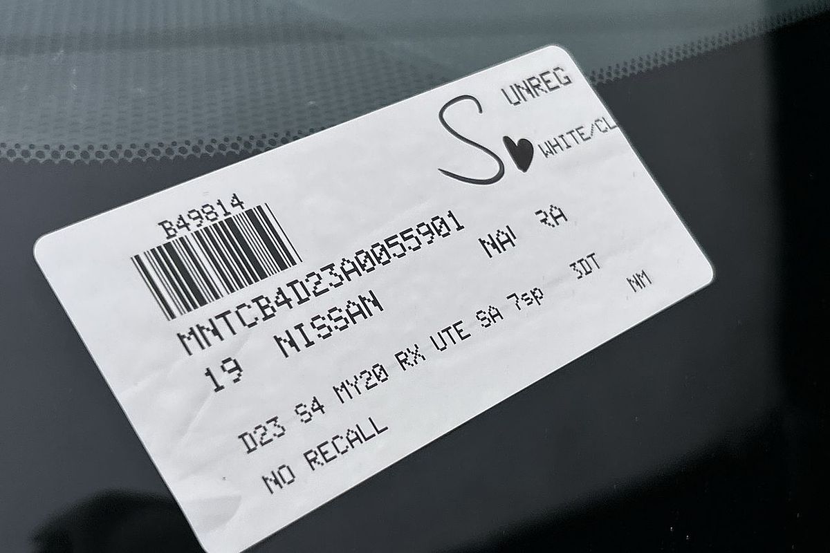 2019 Nissan Navara RX D23 Series 4 4X4