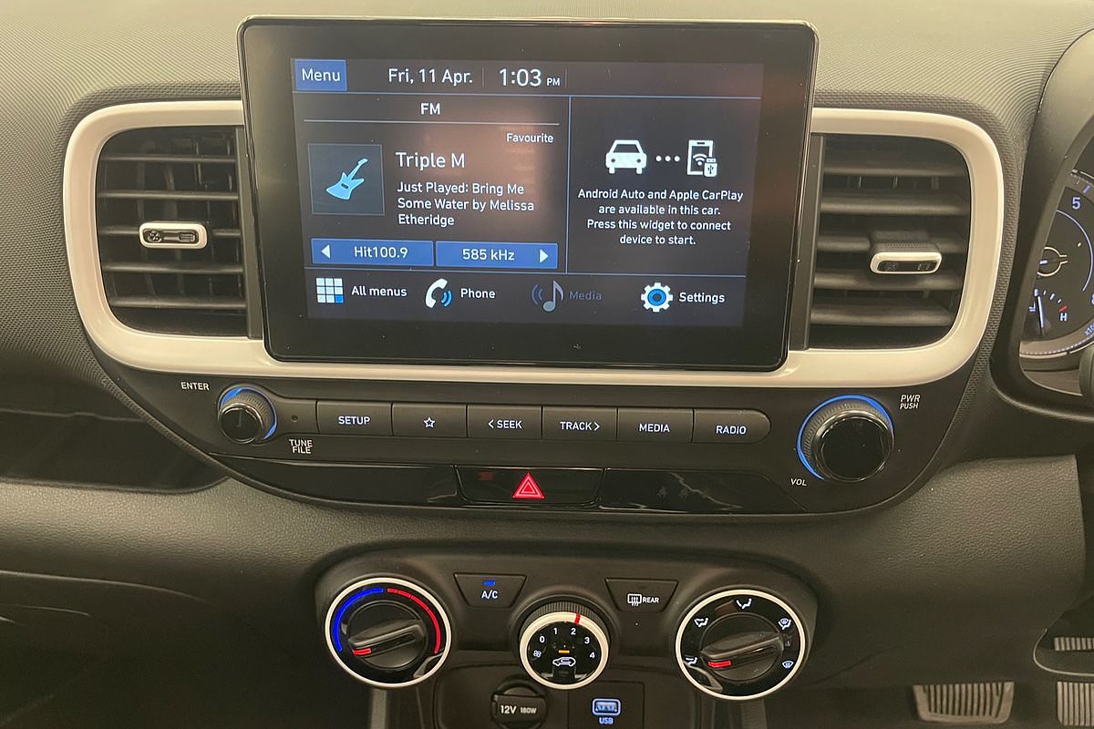 2020 HYUNDAI VENUE ACTIVE 6 SP AUTOMATIC 4D WAGON 4CYL 