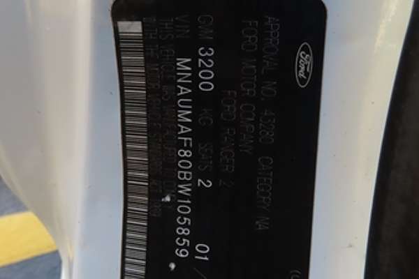2012 Ford Ranger XL Hi-Rider PX Rear Wheel Drive