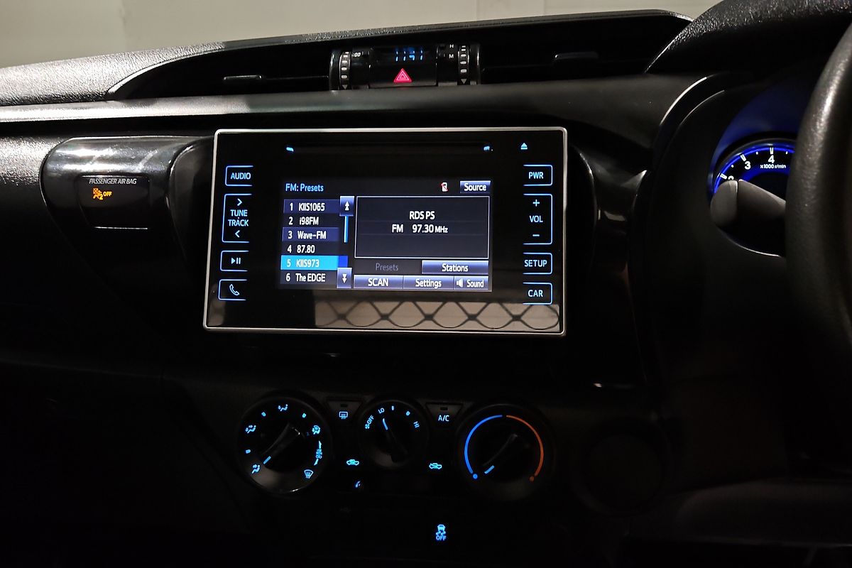 2019 Toyota Hilux Workmate TGN121R Rear Wheel Drive