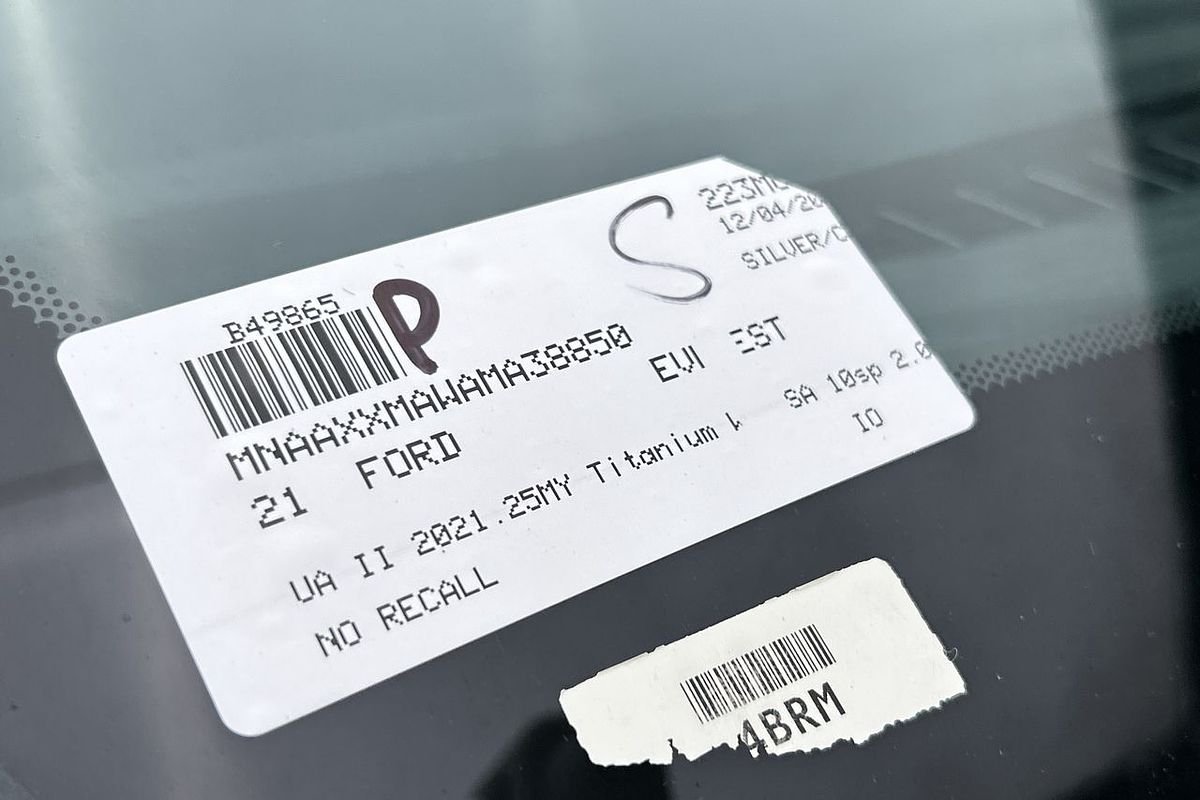 2021 Ford Everest Titanium UA II 2.0L