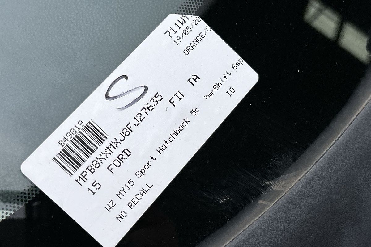 2015 Ford Fiesta Sport WZ