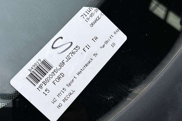 2015 Ford Fiesta Sport WZ