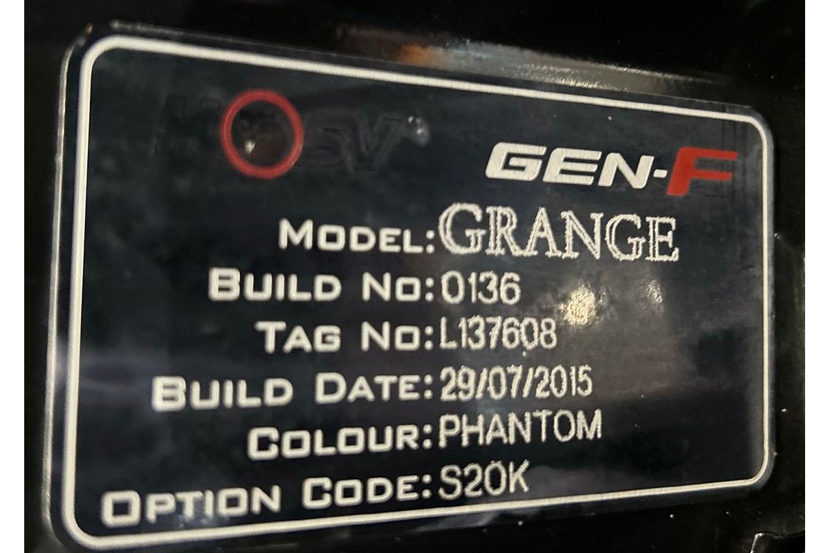 2015 Holden Grange GEN-F