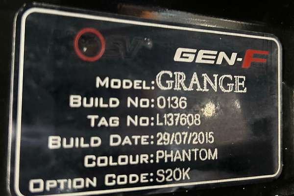 2015 Holden Grange GEN-F