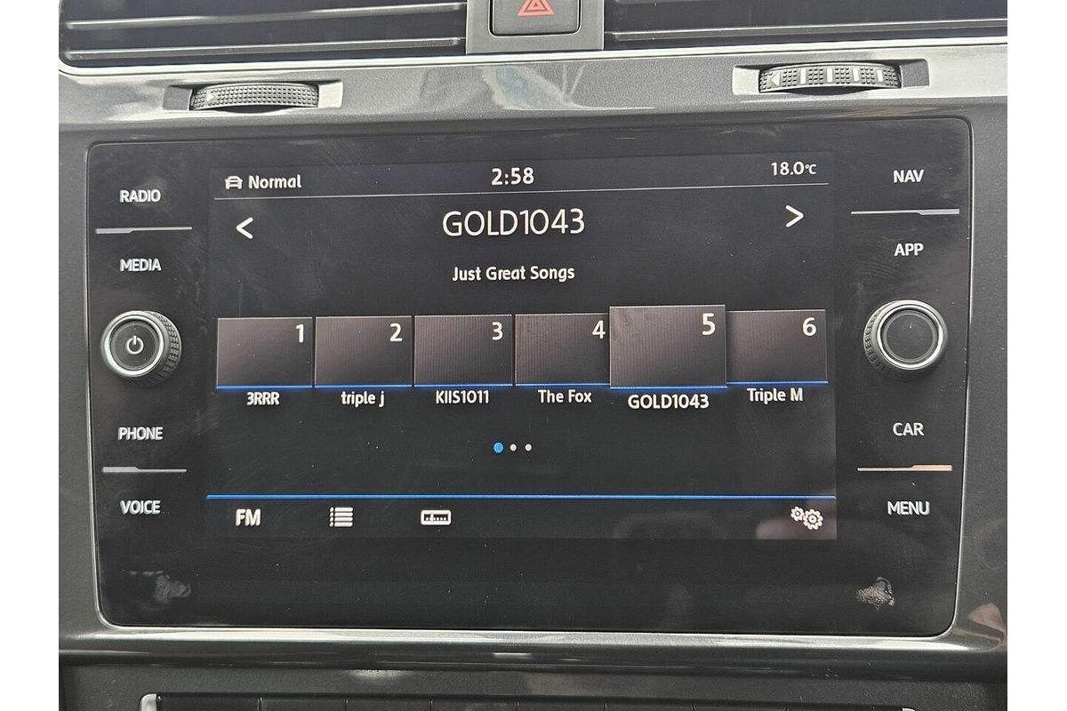 2018 Volkswagen Golf 110 TSI Comfortline AU MY19