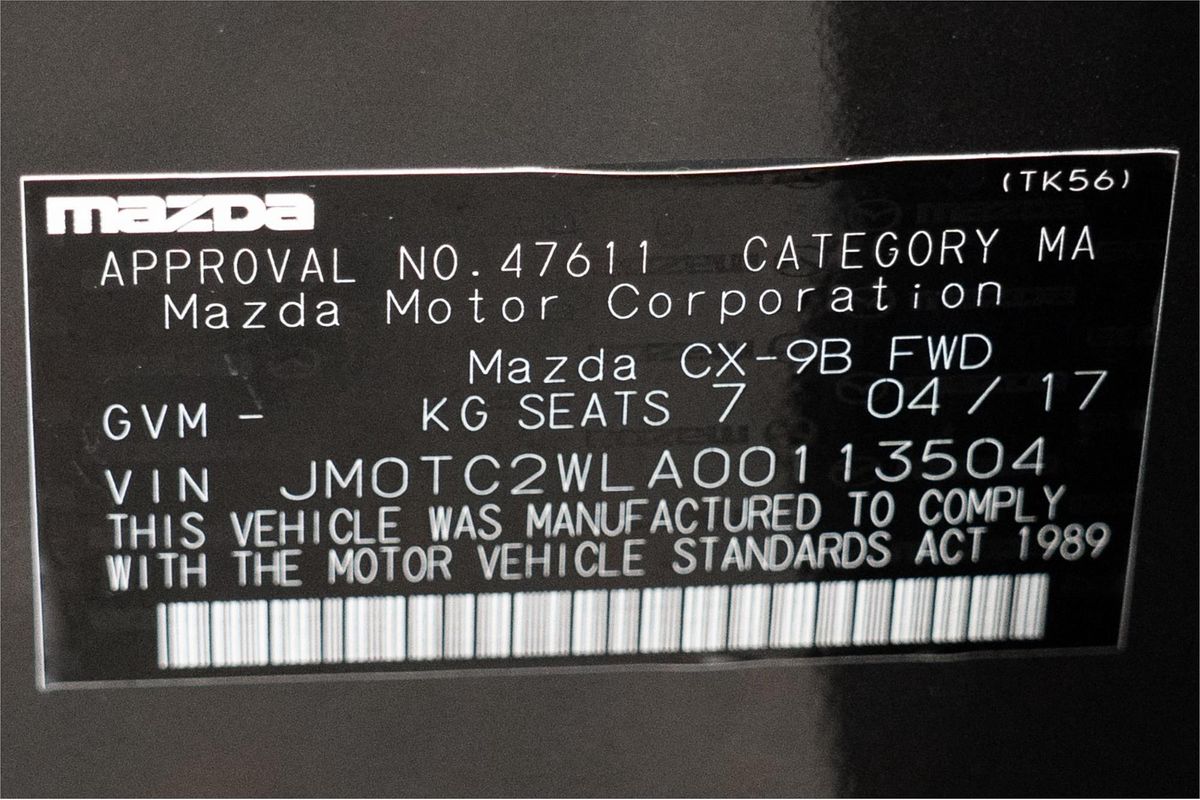 2017 Mazda CX-9 Sport TC