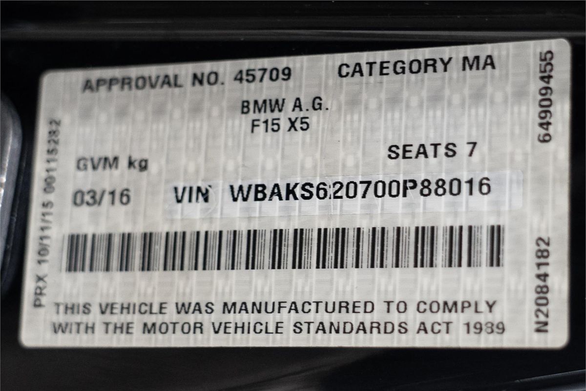 2016 BMW X5 xDrive40d F15