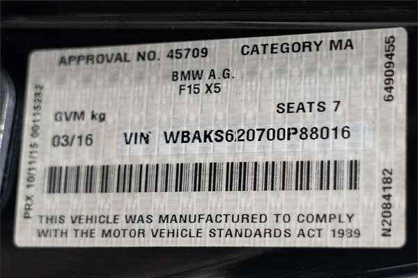 2016 BMW X5 xDrive40d F15
