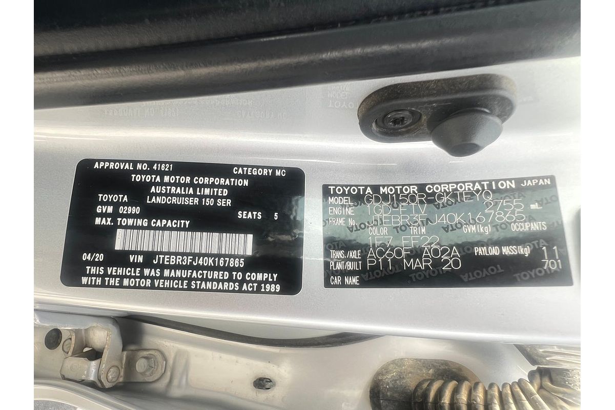 2020 Toyota Landcruiser Prado