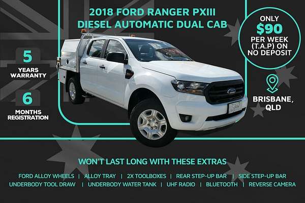 2018 Ford Ranger XL Hi-Rider PX MkIII Rear Wheel Drive