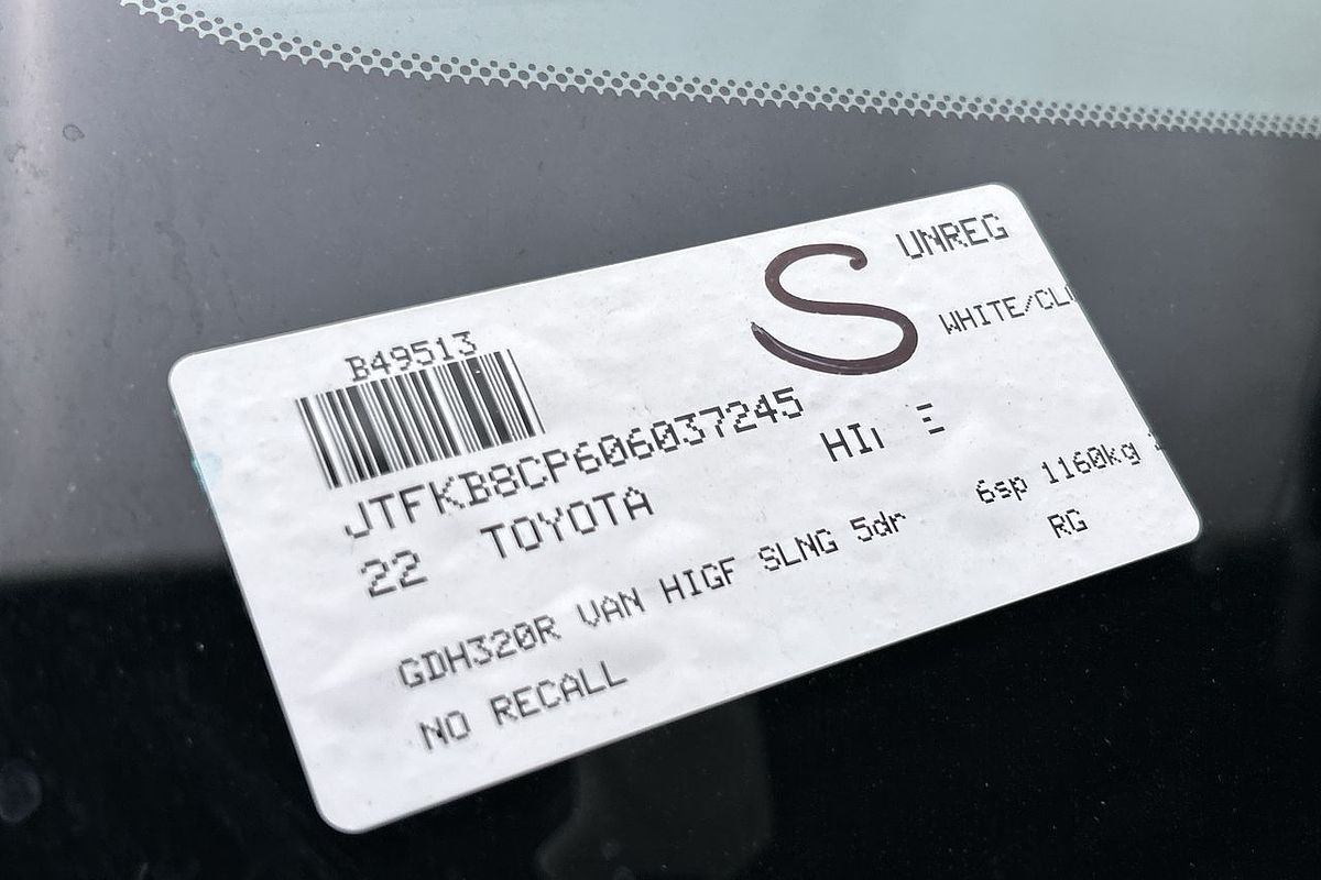 2022 Toyota Hiace GDH320R