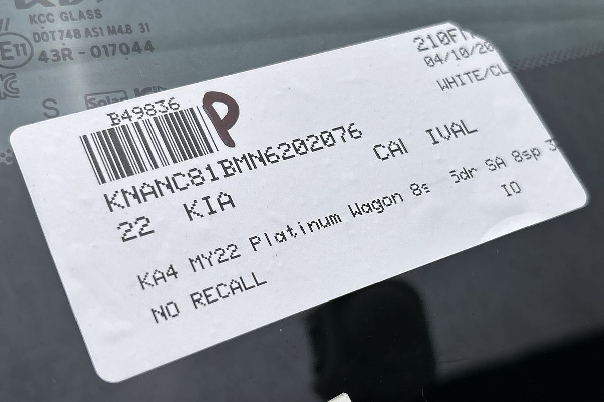 2022 Kia Carnival Platinum KA4