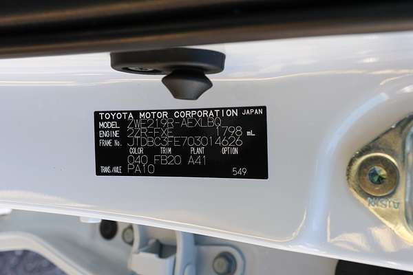 2023 Toyota Corolla Ascent Sport Hybrid ZWE219R