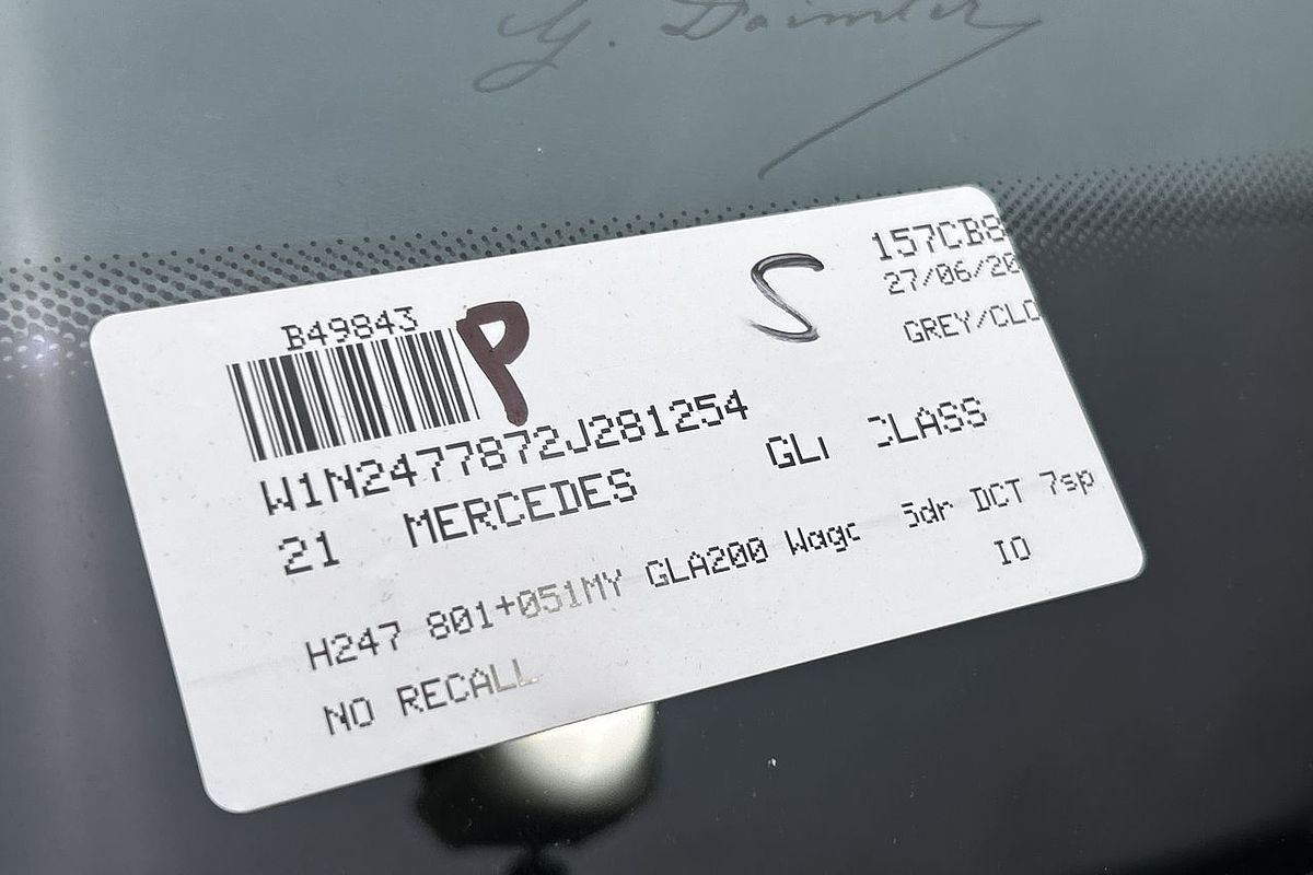 2021 Mercedes-Benz GLA-Class GLA200 H247