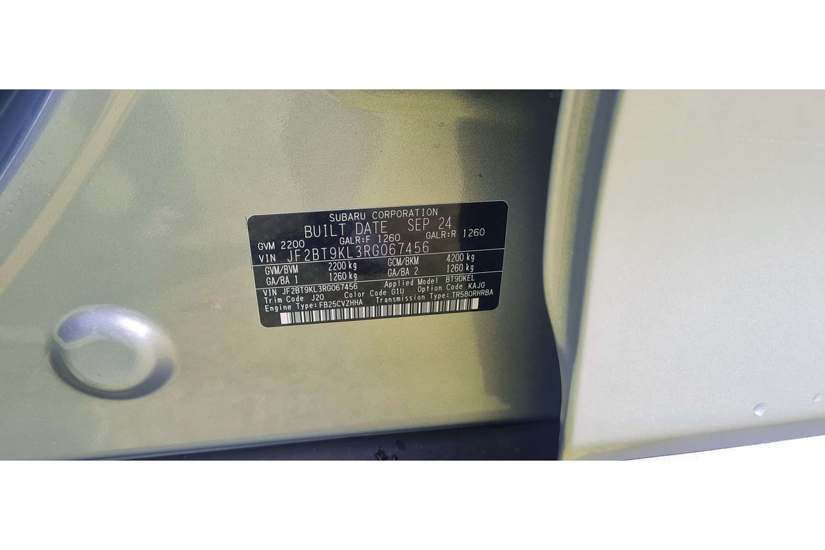 2024 Subaru Outback AWD Touring 6GEN