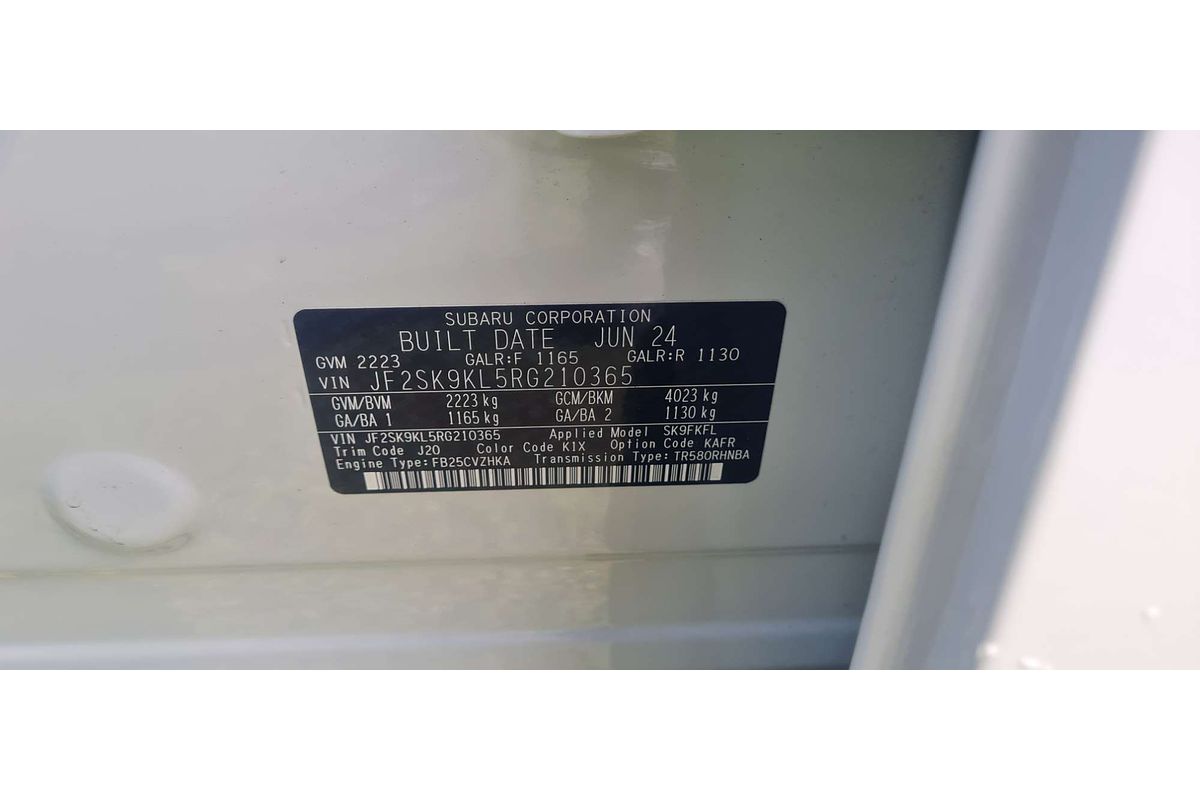 2024 Subaru Forester 2.5i-S S5