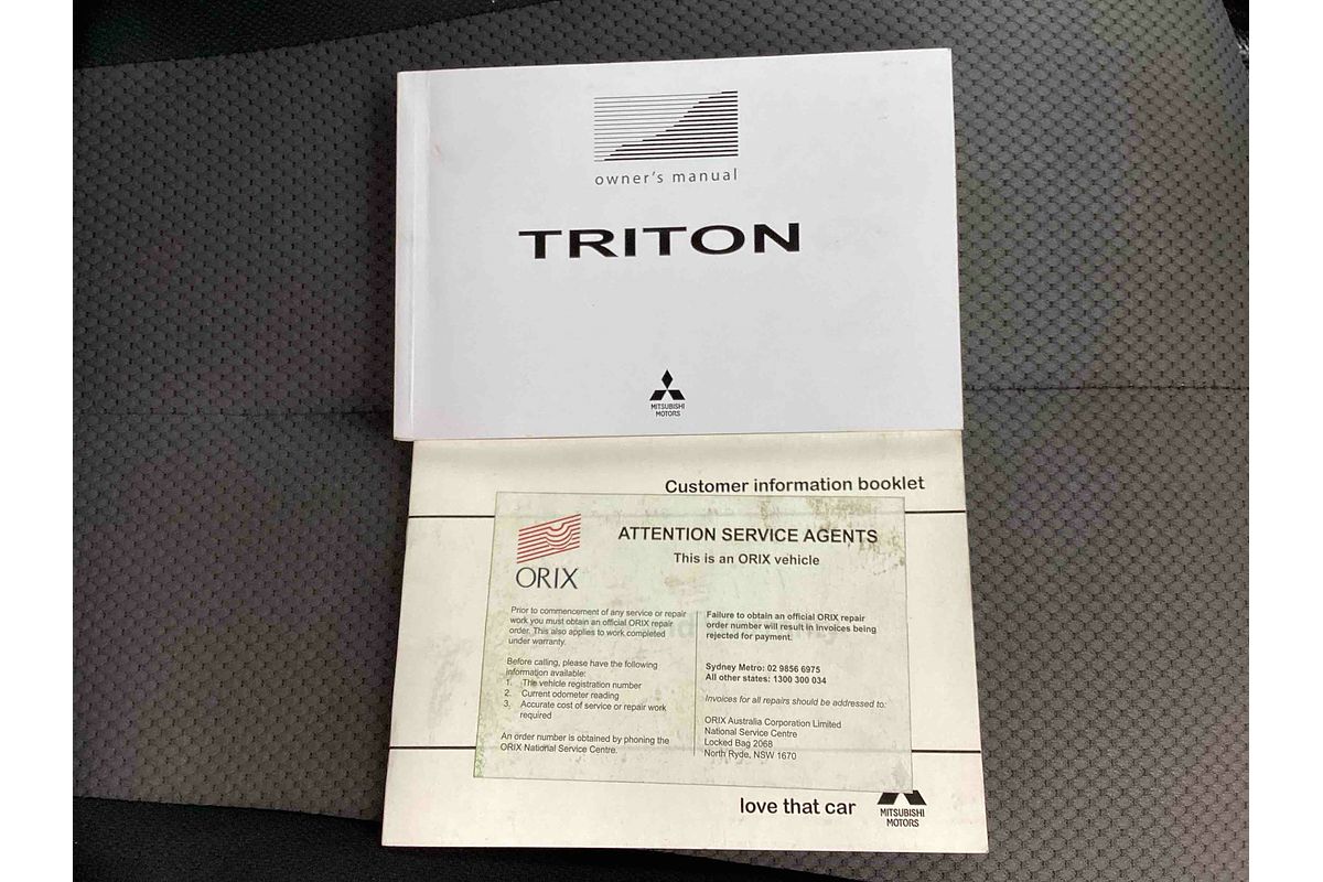 2017 Mitsubishi Triton GLX MQ Rear Wheel Drive
