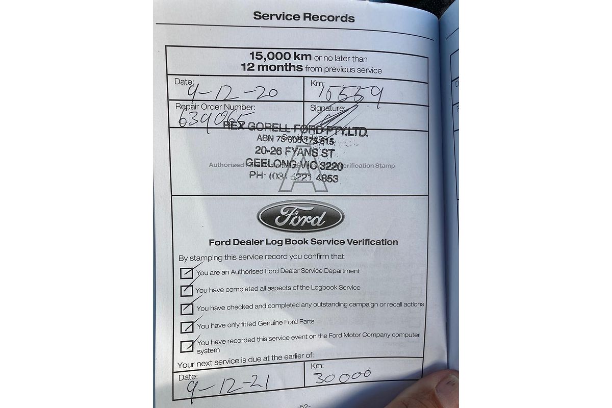 2019 Ford Ranger Wildtrak PX MkIII 4X4