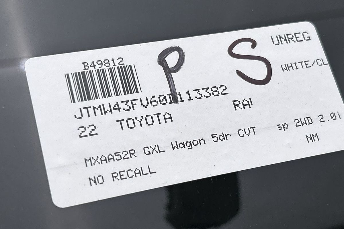 2022 Toyota RAV4 GXL MXAA52R