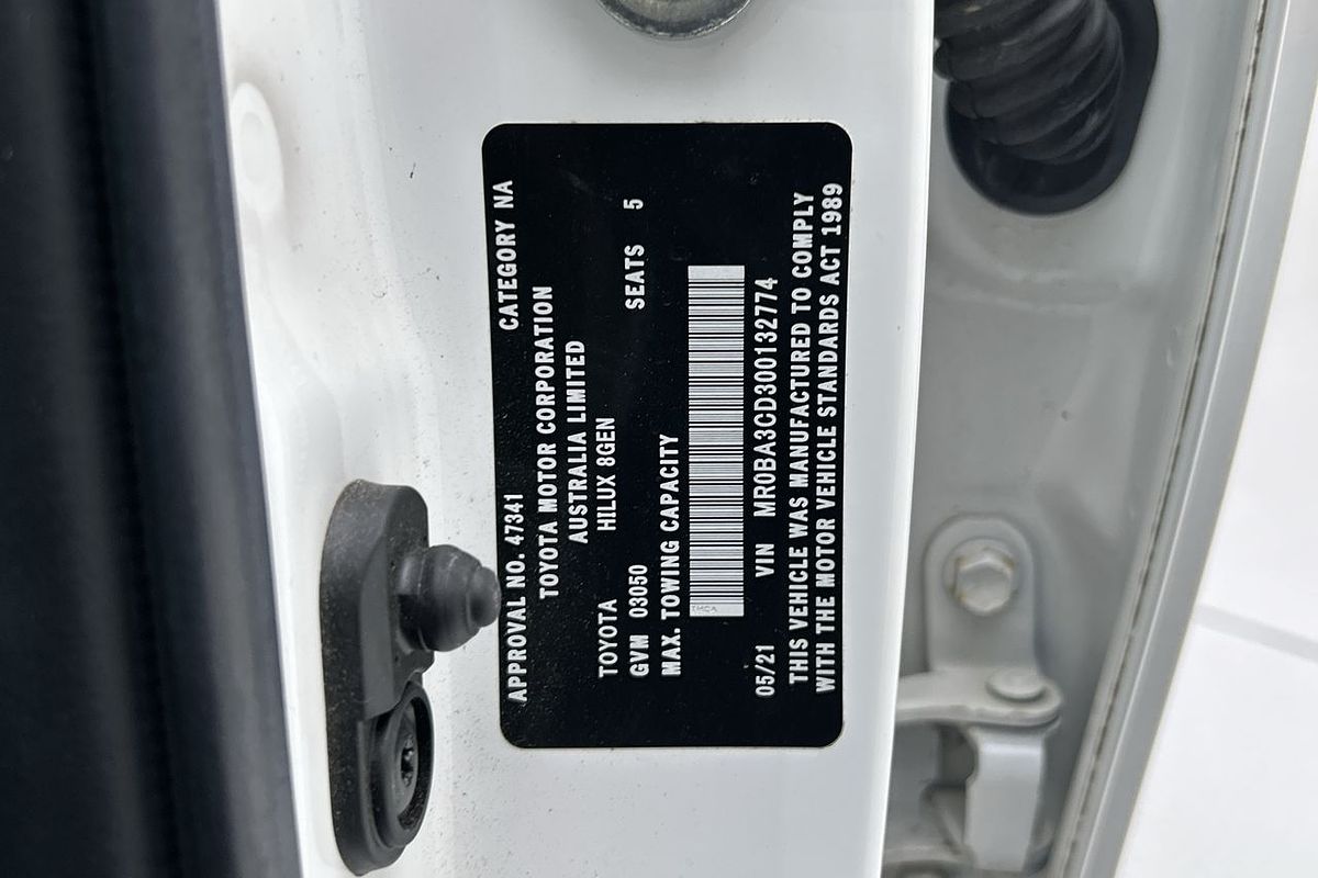 2021 Toyota Hilux SR5 GUN126R 4X4
