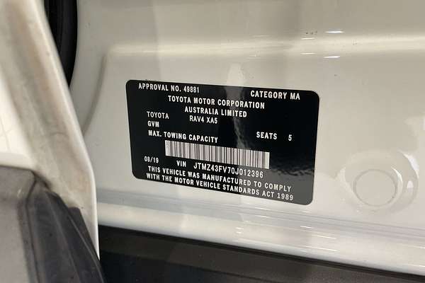 2019 Toyota RAV4 GX MXAA52R