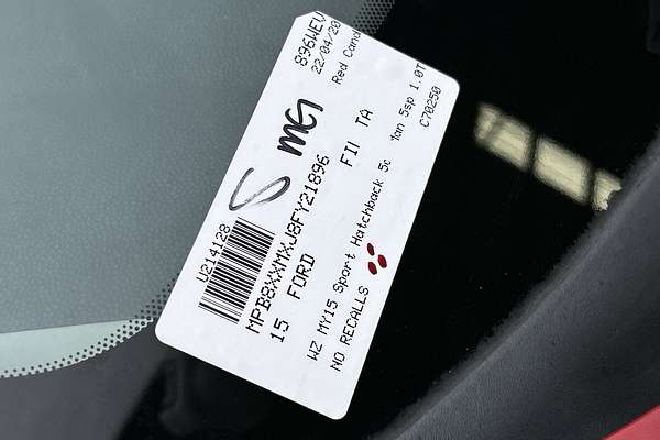 2015 Ford Fiesta Sport WZ
