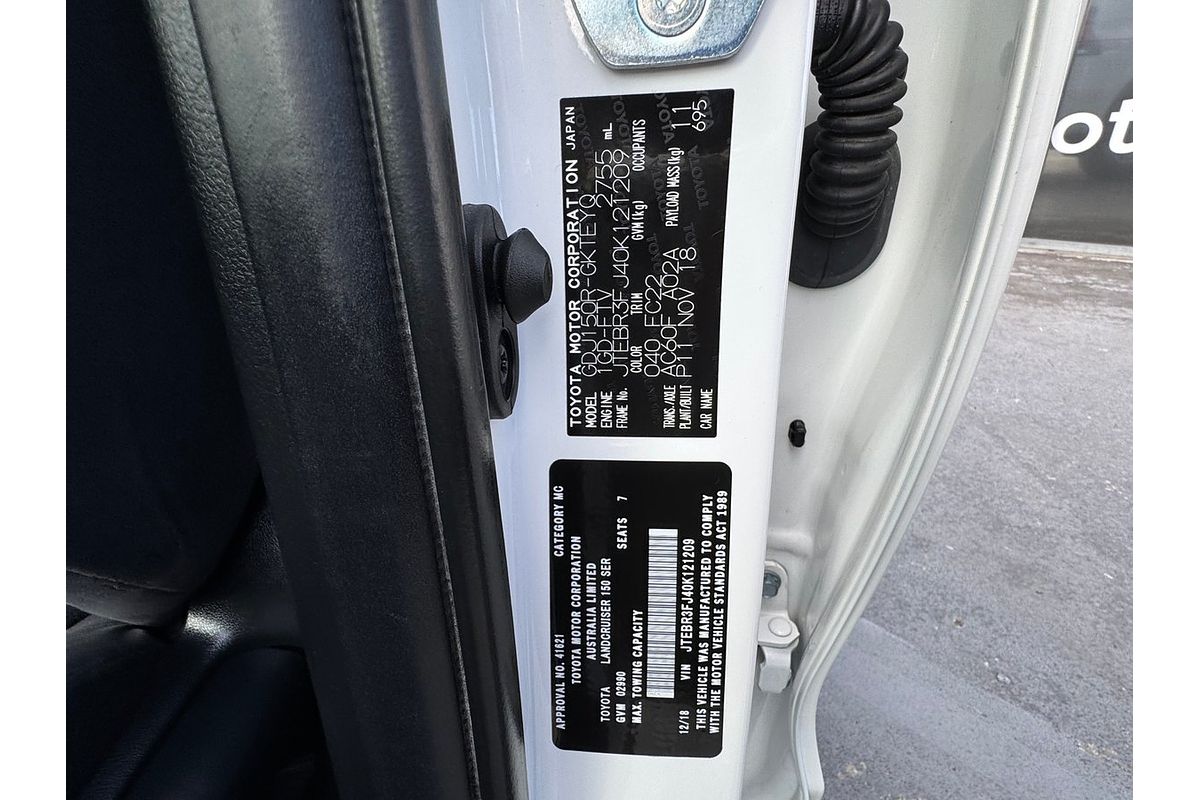 2018 Toyota Landcruiser Prado