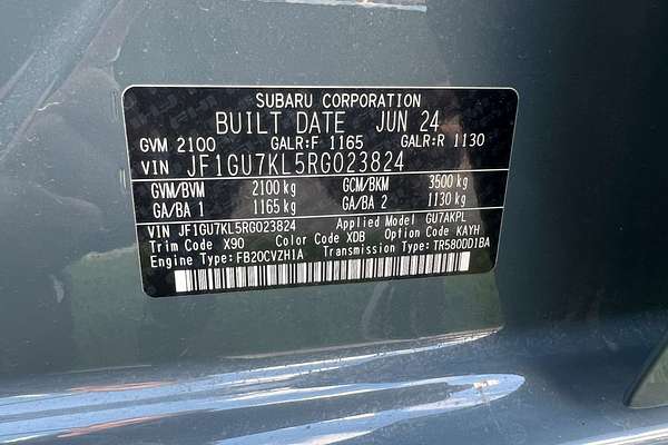 2024 Subaru Crosstrek 2.0S G6X