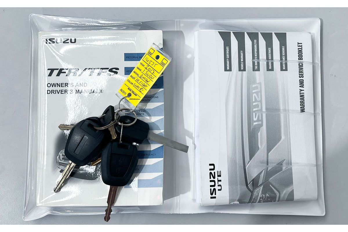 2017 Isuzu D-MAX SX High Ride Rear Wheel Drive