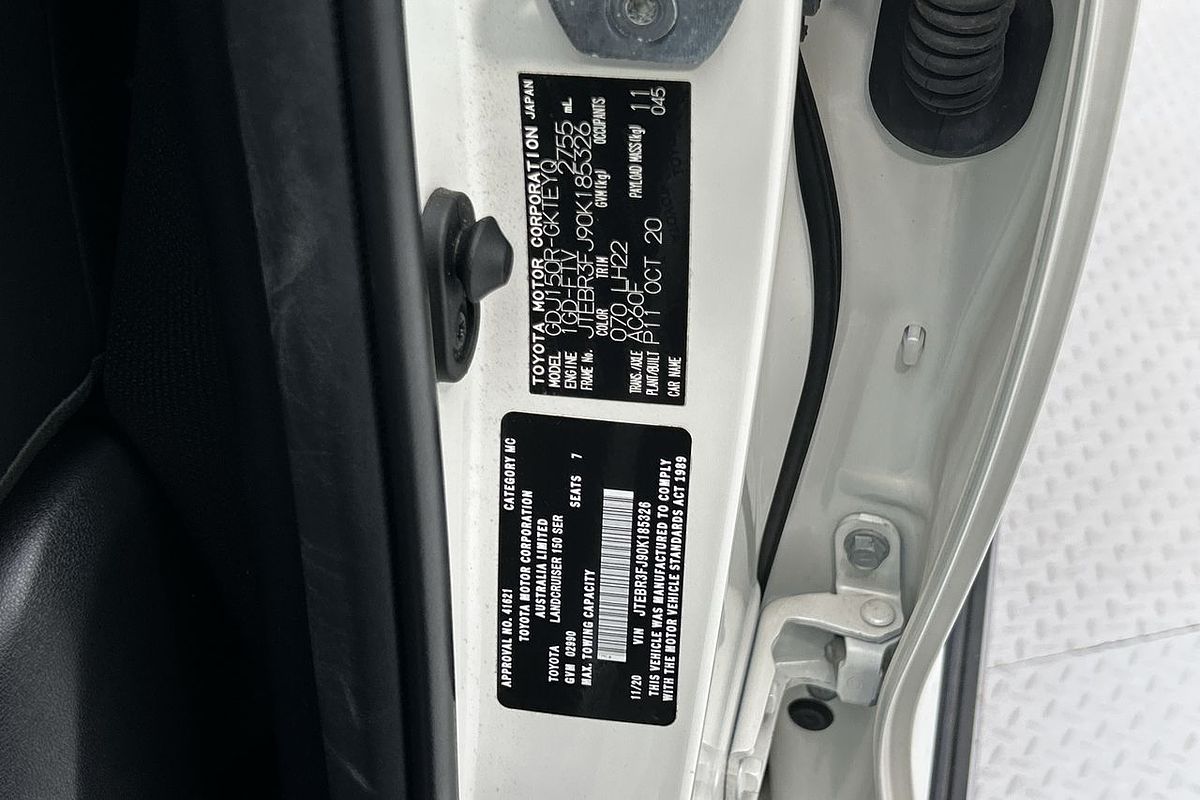 2020 Toyota Landcruiser Prado Kakadu GDJ150R