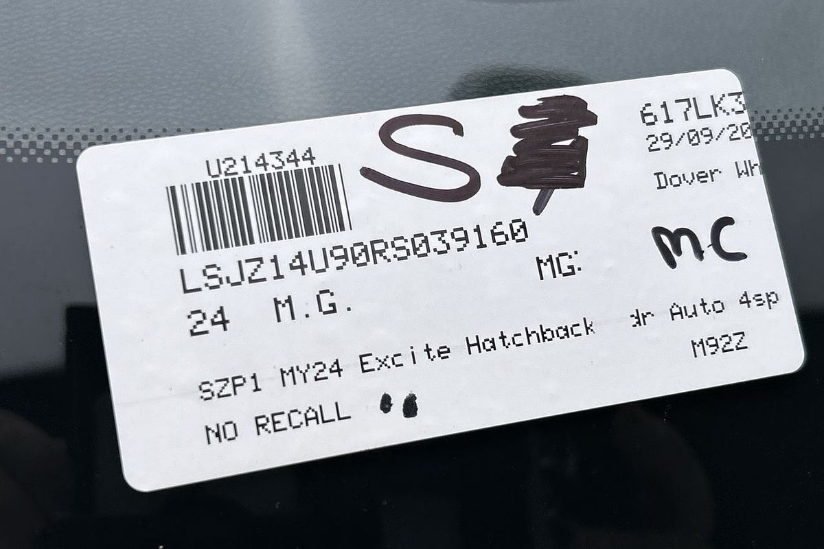 2024 MG MG3 Excite