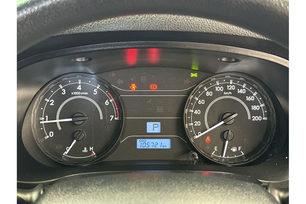 2018 Toyota Hilux Workmate TGN121R Rear Wheel Drive