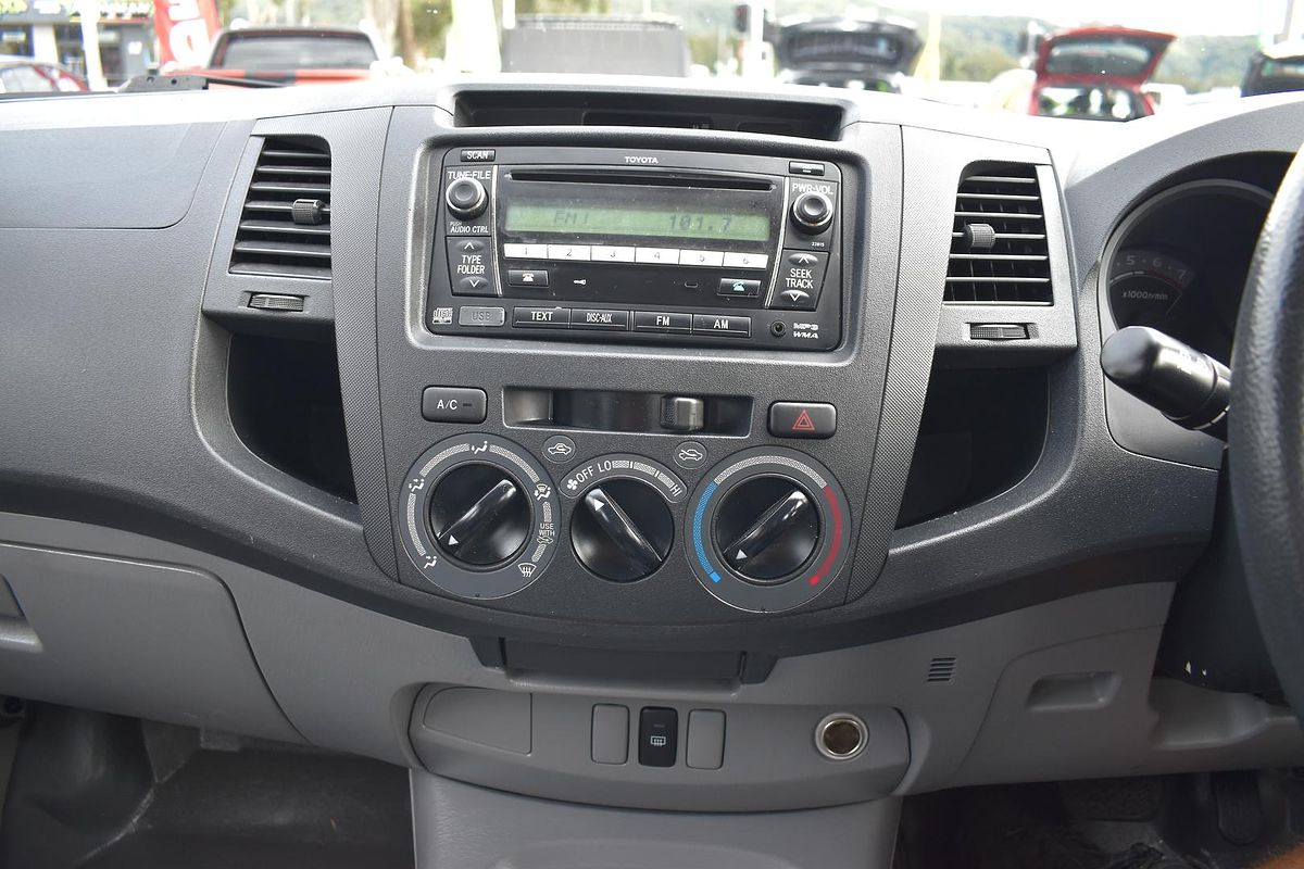 2010 Toyota Hilux SR GGN15R Rear Wheel Drive