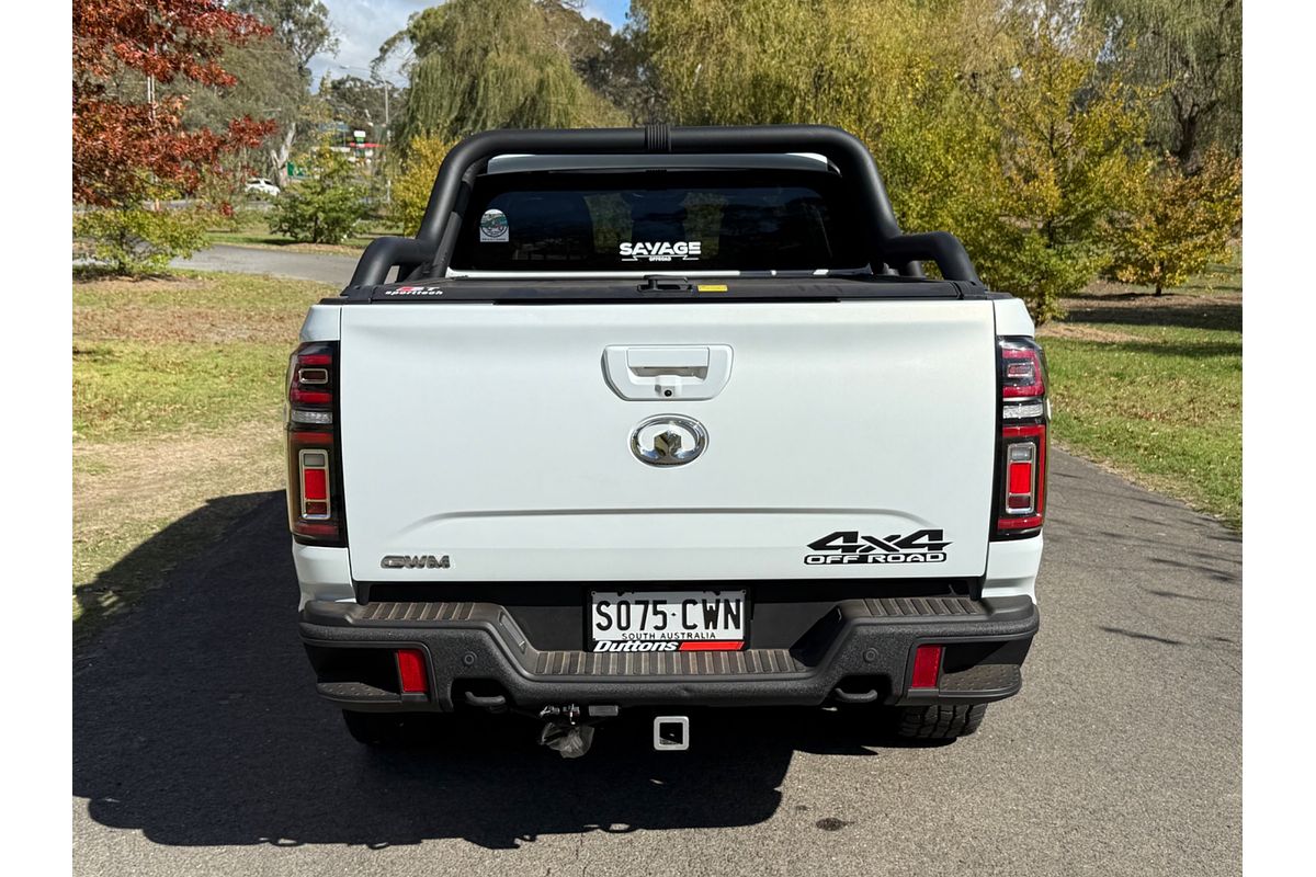 2022 GWM Ute Cannon XSR NPW 4X4