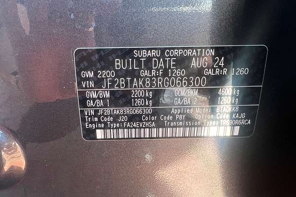 2024 Subaru Outback AWD Touring XT 6GEN